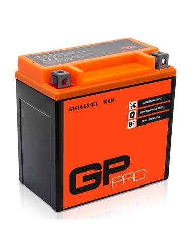 Motorrad-Batterie GP Pro 12V 14Ah GTX14-BS